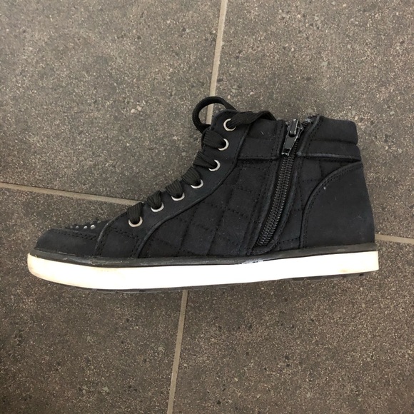 Lace-up High top sneakers for girls - Picture 6 of 7